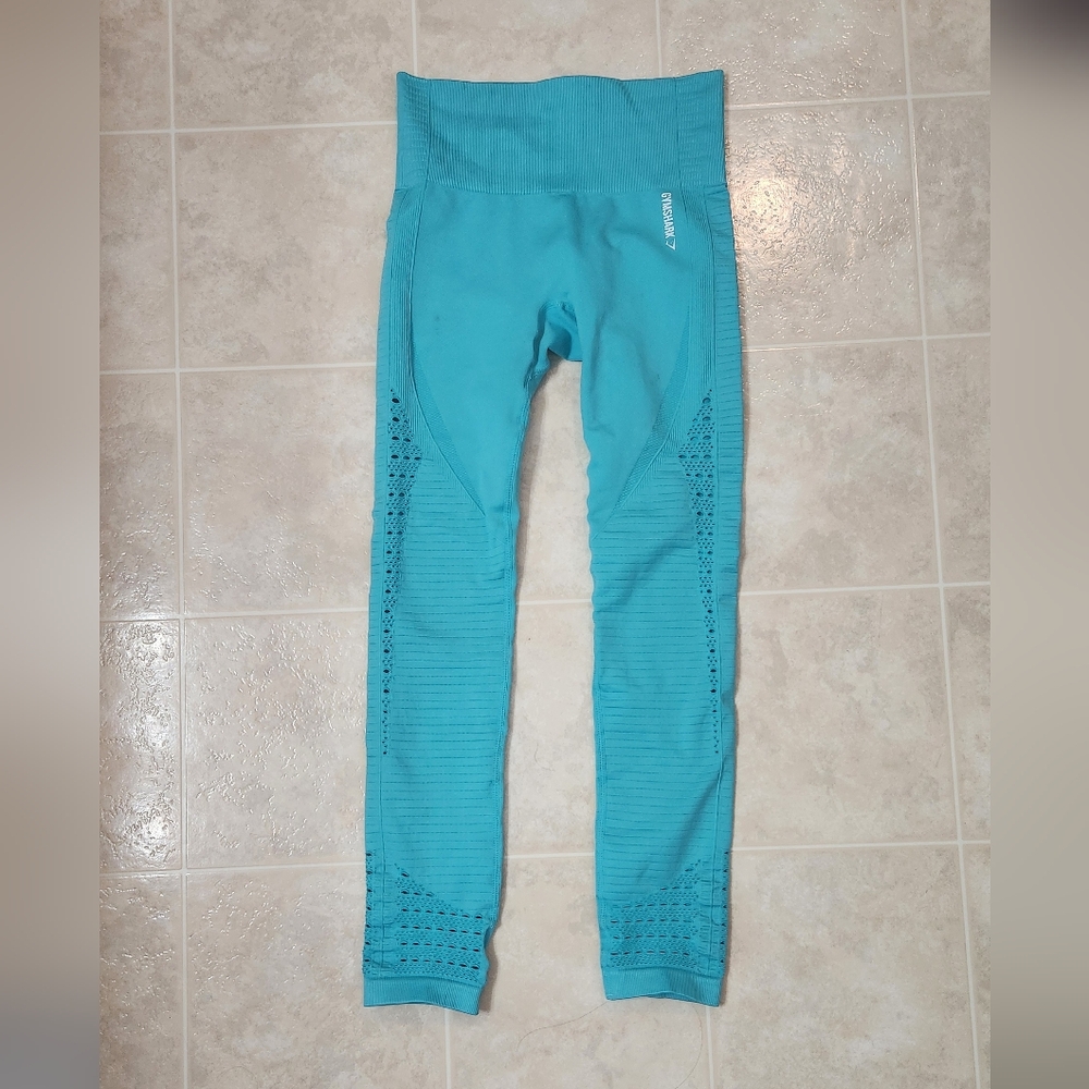 Gymshark | Energy Seamless Leggings, Color Teal, Size S